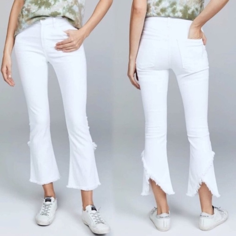 Citizens Of Humanity || Drew‎ Fray Hem Cropped Jean White 27